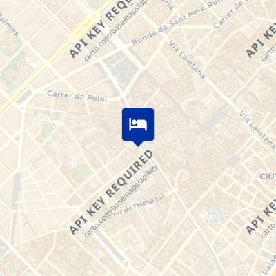 location of hotel on a map