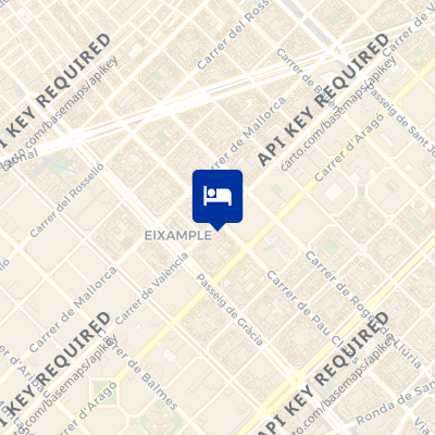 location of hotel on a map