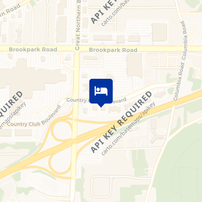 location of hotel on a map