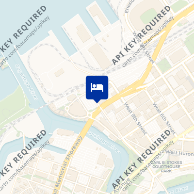 location of hotel on a map