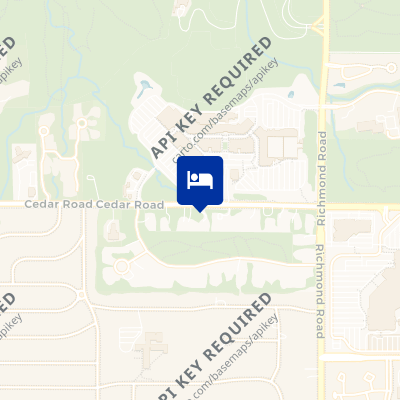location of hotel on a map