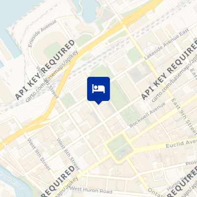 location of hotel on a map
