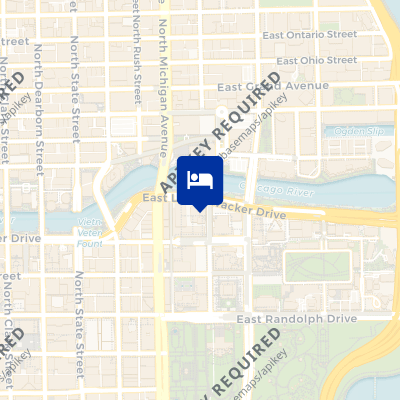 location of hotel on a map
