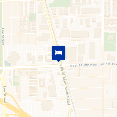 location of hotel on a map