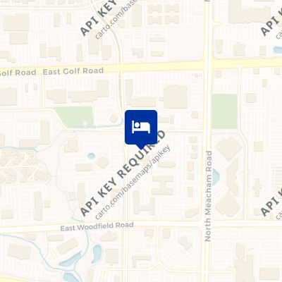 location of hotel on a map