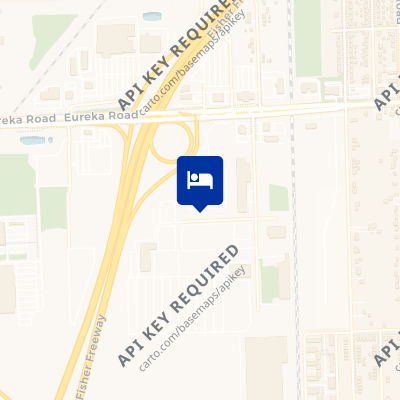 location of hotel on a map