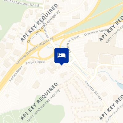 location of hotel on a map