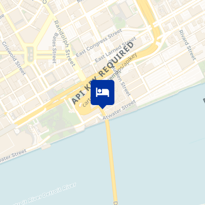 location of hotel on a map