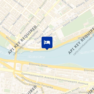 location of hotel on a map