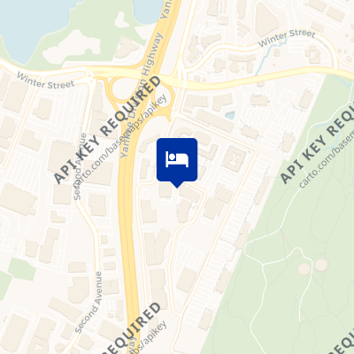 location of hotel on a map