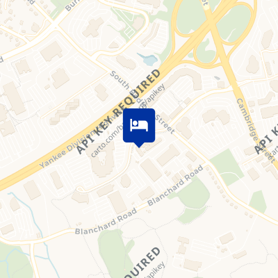 location of hotel on a map