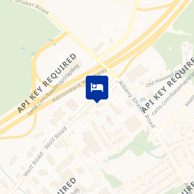 location of hotel on a map