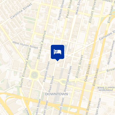 location of hotel on a map