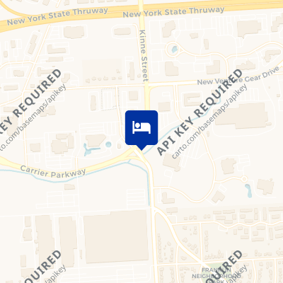 location of hotel on a map