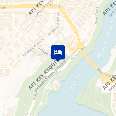 location of hotel on a map