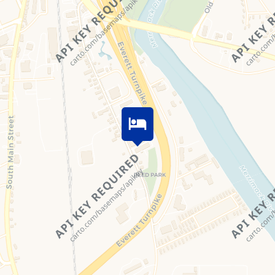location of hotel on a map