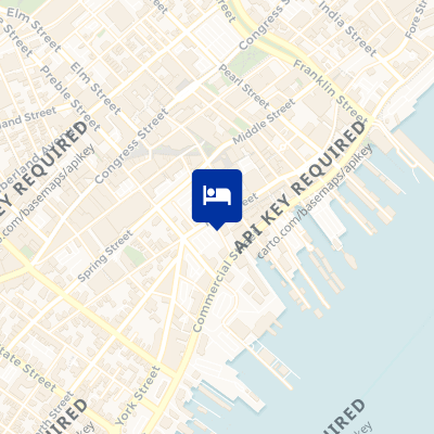 location of hotel on a map
