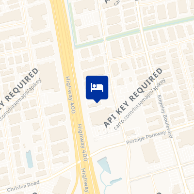 location of hotel on a map