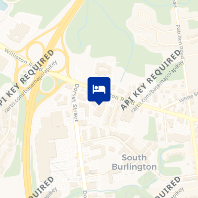 location of hotel on a map