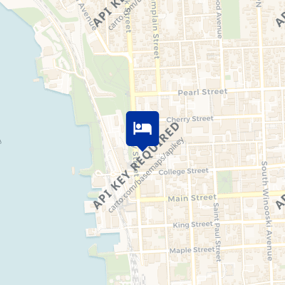 location of hotel on a map