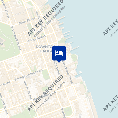 location of hotel on a map