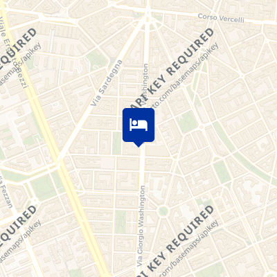 location of hotel on a map