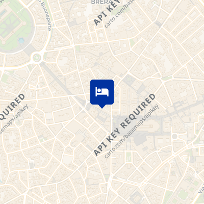 location of hotel on a map
