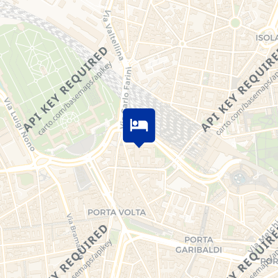 location of hotel on a map