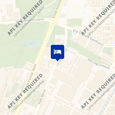 location of hotel on a map