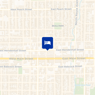 location of hotel on a map