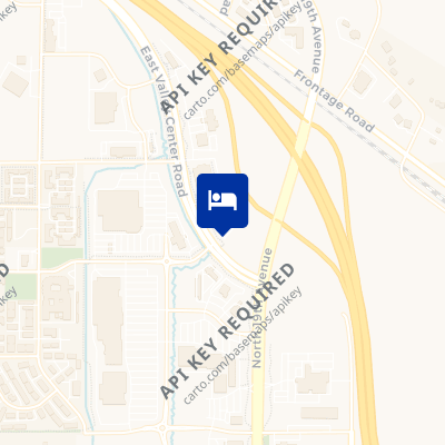location of hotel on a map