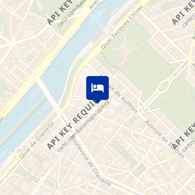 location of hotel on a map