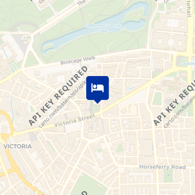 location of hotel on a map