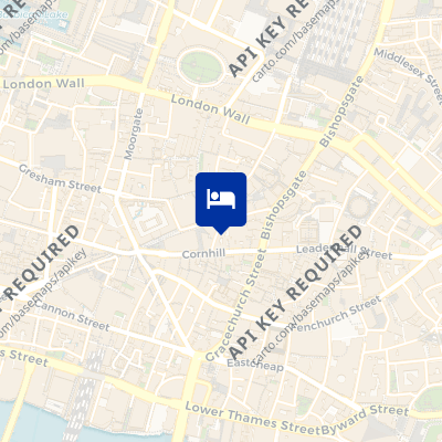 location of hotel on a map