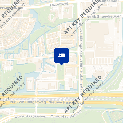location of hotel on a map