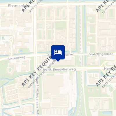 location of hotel on a map