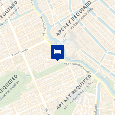 location of hotel on a map