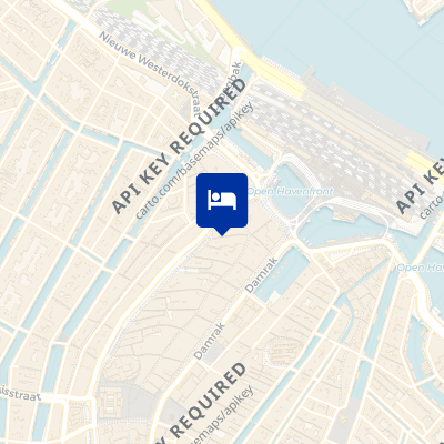 location of hotel on a map