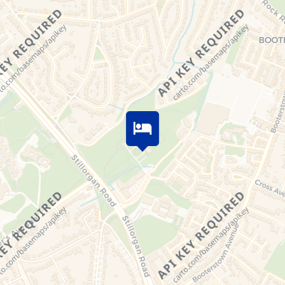 location of hotel on a map