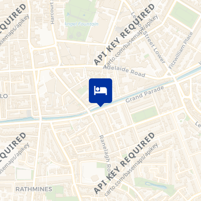location of hotel on a map