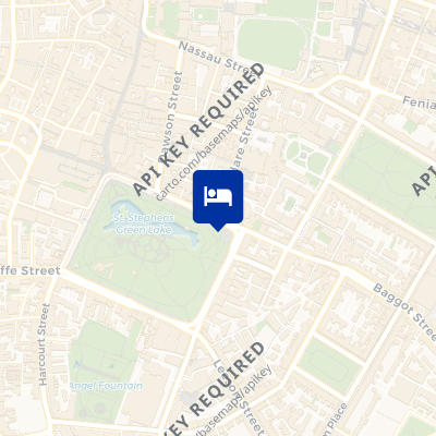 location of hotel on a map