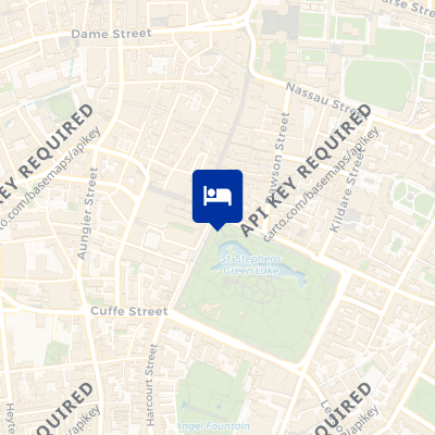 location of hotel on a map