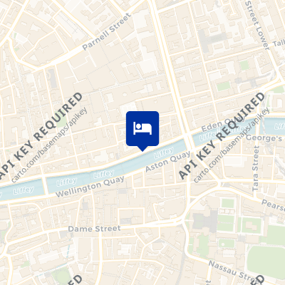 location of hotel on a map