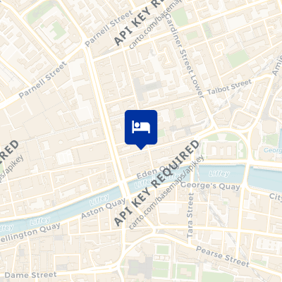 location of hotel on a map
