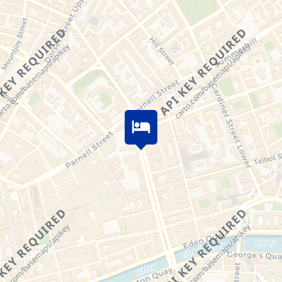 location of hotel on a map