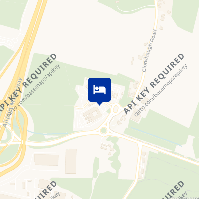 location of hotel on a map