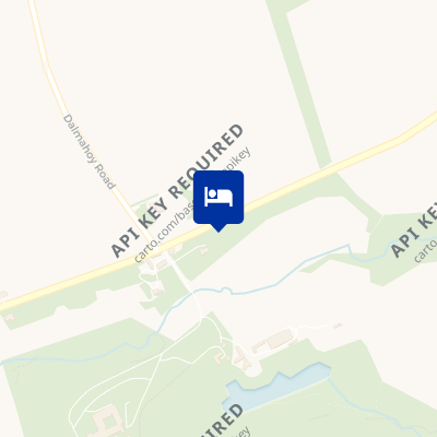 location of hotel on a map