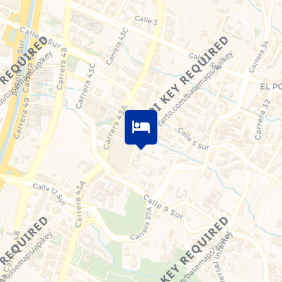 location of hotel on a map