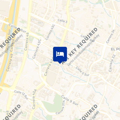 location of hotel on a map