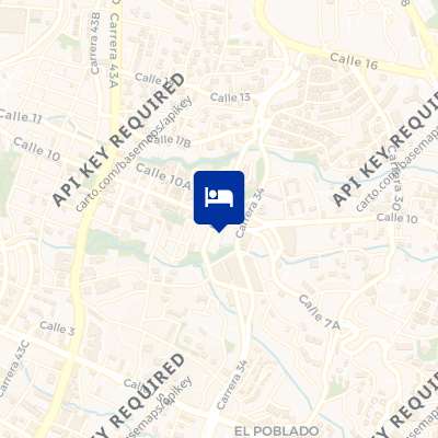 location of hotel on a map